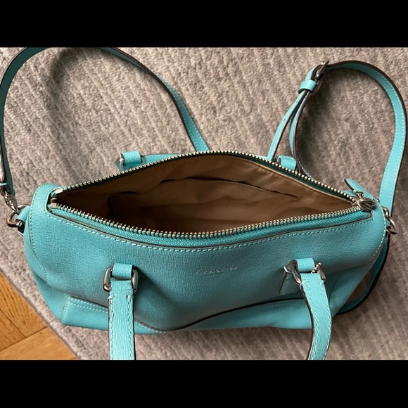 Coach leather crossbody tote - Picture 4 of 6